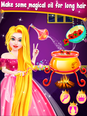 Princess Long Hair Salon - Girls Long Hair Styles Screenshot 1