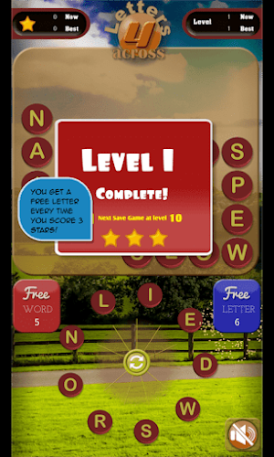 Four Letters Across Screenshot 3