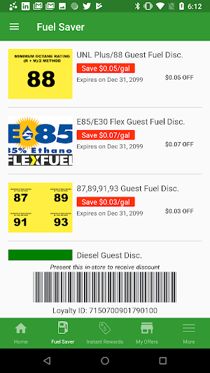Minnoco Rewards Screenshot 1