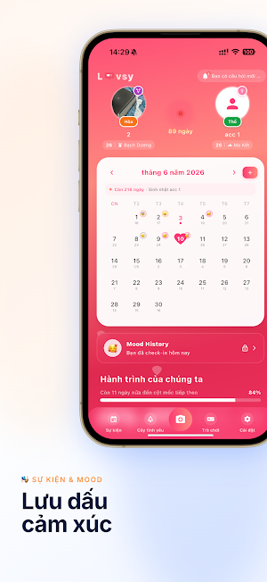 Lovsy: Couple Love Tracker Screenshot 1