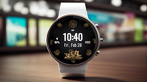 Realistic Luxury Flowers Watch Screenshot 0