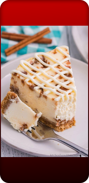 cinnamon roll cheesecake Screenshot 0