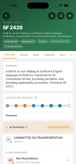 LegisHawk Screenshot 3
