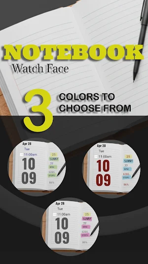 Notebook - Watch Face Screenshot 2