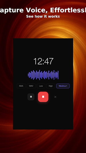 ClearVoice Audio Recorder Screenshot 1