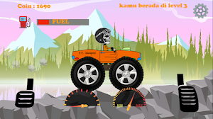 Super Climb Truck Orange Screenshot 1