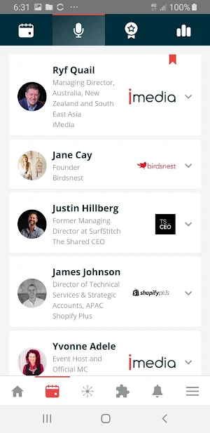 iMedia Summits Screenshot 2