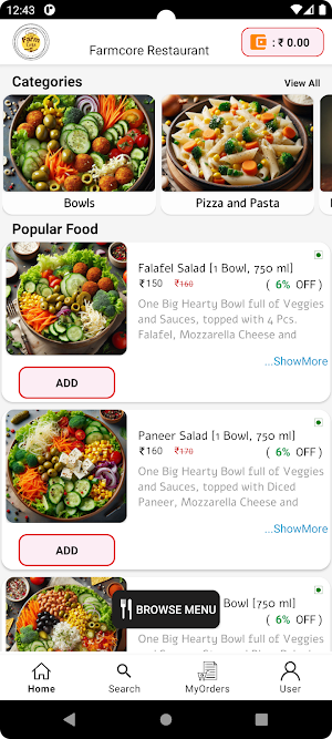 Farmcore : Order Food Screenshot 3