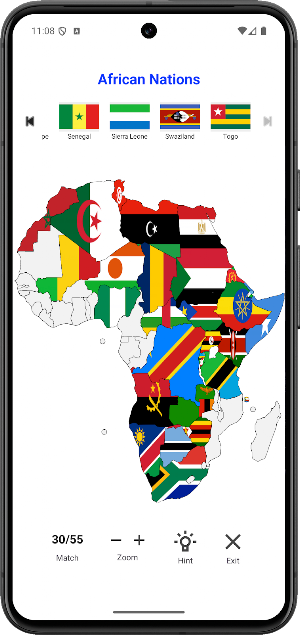 Interactive Map Africa Screenshot 2
