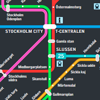 Stockholm Subway Map