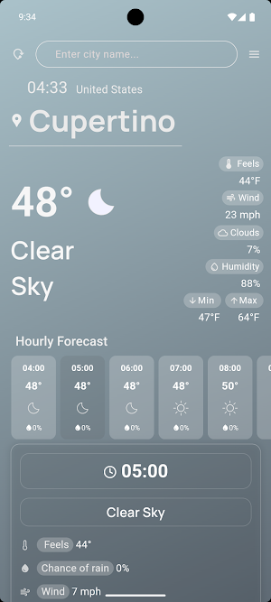Sora Weather Screenshot 1