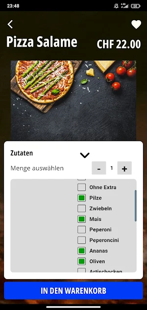 Pizzeria Othli Ottenbach Screenshot 1