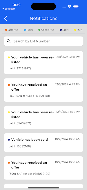 Saudi Part Seller Screenshot 1