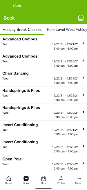 Amorous Dance, Pole and Fitnes Screenshot 1