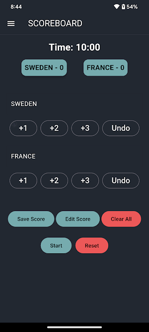 Basketball Scoreboard Screenshot 3