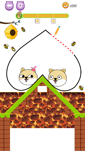 Dog vs Bee: Save The Dog Screenshot 2