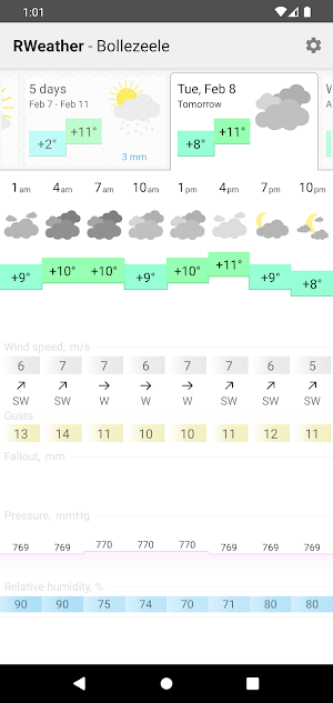 RWeather: Weather & Widgets Screenshot 3