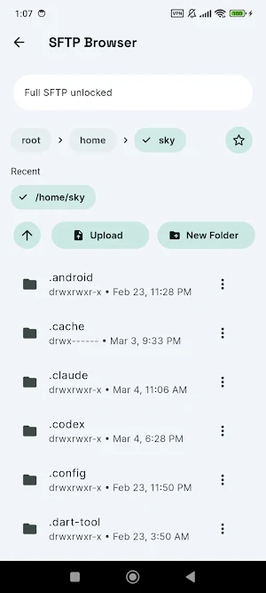 ShellPilot:SSH Client Terminal Screenshot 3