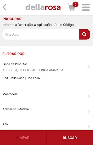Della Rosa - Catálogo Screenshot 1