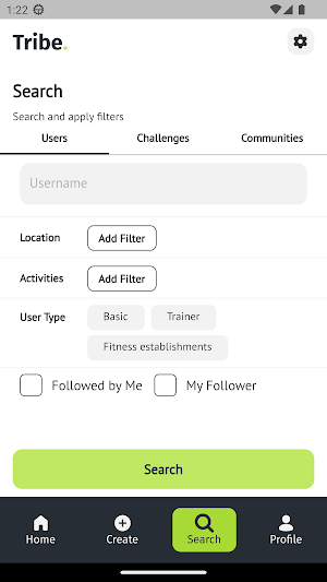 Tribe - Sport & Fitness App Screenshot 1