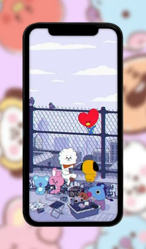 Cute BT21 Wallpaper Full HD Screenshot 3
