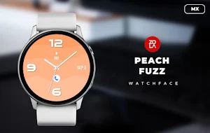 Peach Fuzz MX Watch Face Screenshot 0