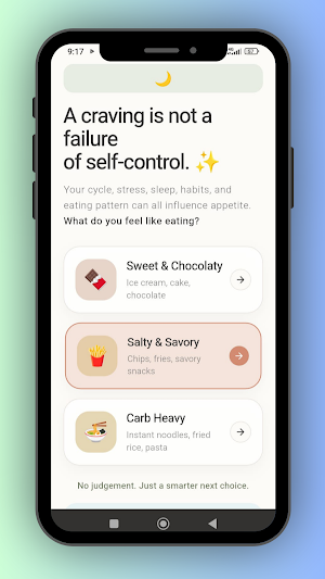 Nourish: Cycle & Craving Log Screenshot 3