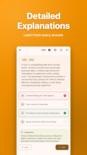 AI Dev Prep - AIP-C01 Practice Screenshot 2