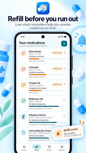 Medication Reminder & Refill Screenshot 2