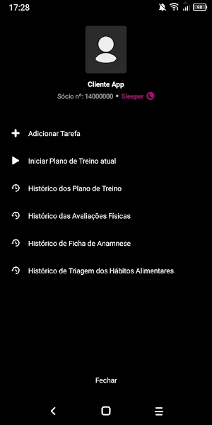 Professor BaseFitnessClub Screenshot 3