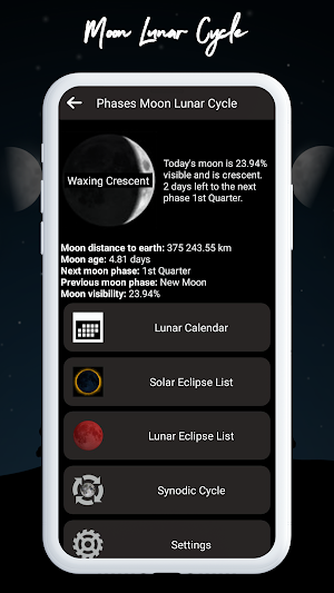 Phases Moon Lunar Cycle Screenshot 0