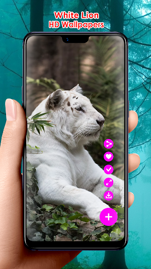 White Lion HD Wallpapers Screenshot 1