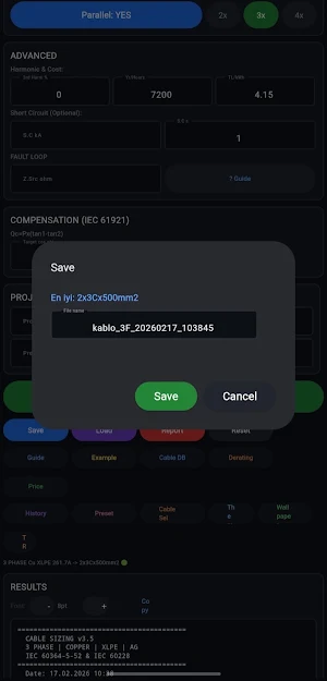 Cable Sizing Pro Screenshot 0