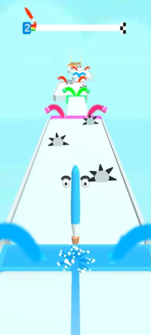 Paint Brush Race Screenshot 1