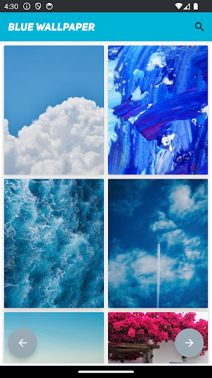 Blue Wallpaper Screenshot 2