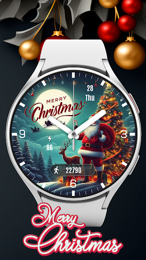 Pars Noel Analog Watch Face Screenshot 0