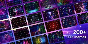 LED Keyboard & Neon RGB themes Screenshot 0