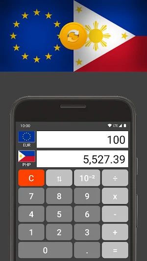 Euro / Philippine Peso Screenshot 0