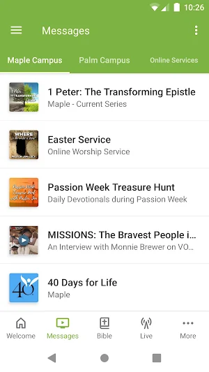 Campus Bible Church Screenshot 1