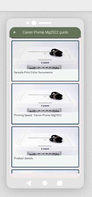 Canon Pixma Mg2522 guide Screenshot 0
