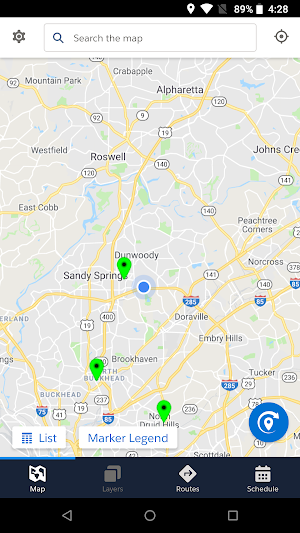 Salesforce Maps Screenshot 0