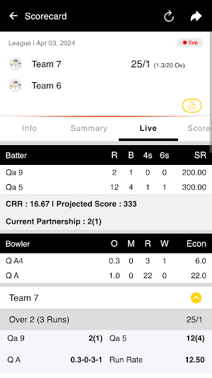 CORE CRICKET Screenshot 0
