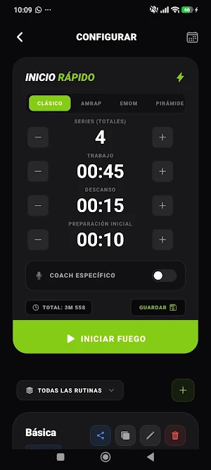 CronoForce - HIIT y Rutinas Screenshot 2