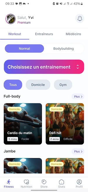 FitUp Fitness Screenshot 2
