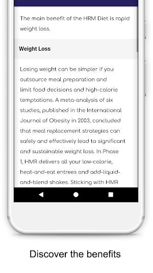 HMR Diet Guide Screenshot 2
