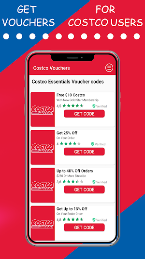 Vouchers for Cstco users Screenshot 1