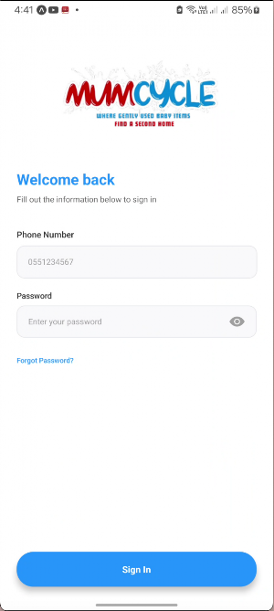 MumCycle Screenshot 1