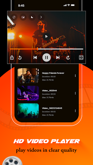 HD Video Player - Music Player Screenshot 1