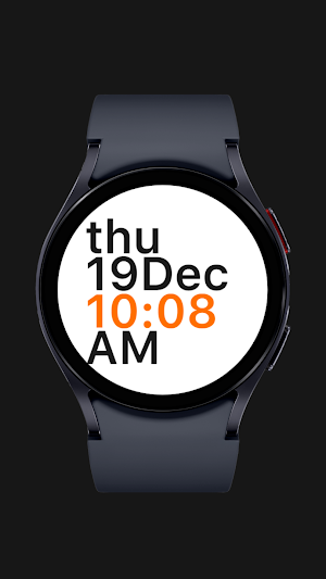 Text Watch Face Screenshot 2