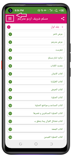 Muslim Sharif مسلم شریف اردو Screenshot 0